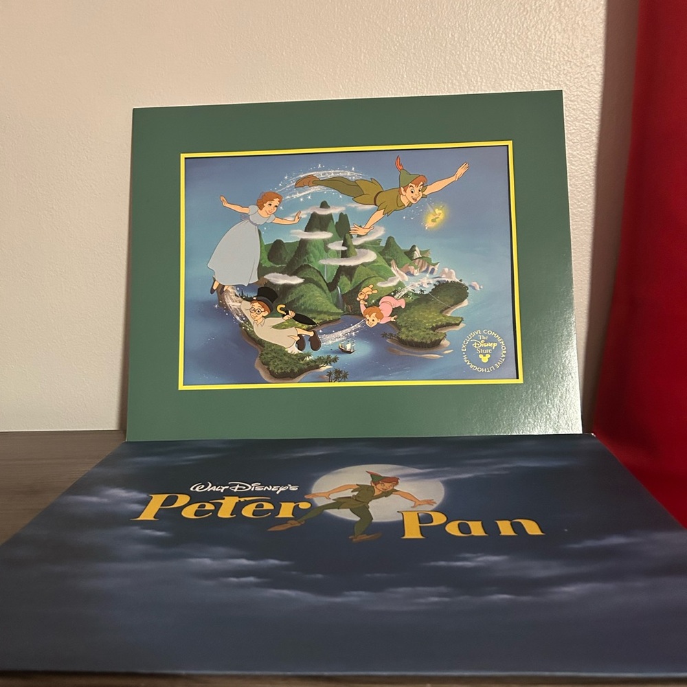 Disney Peter Pan Lithograph picture